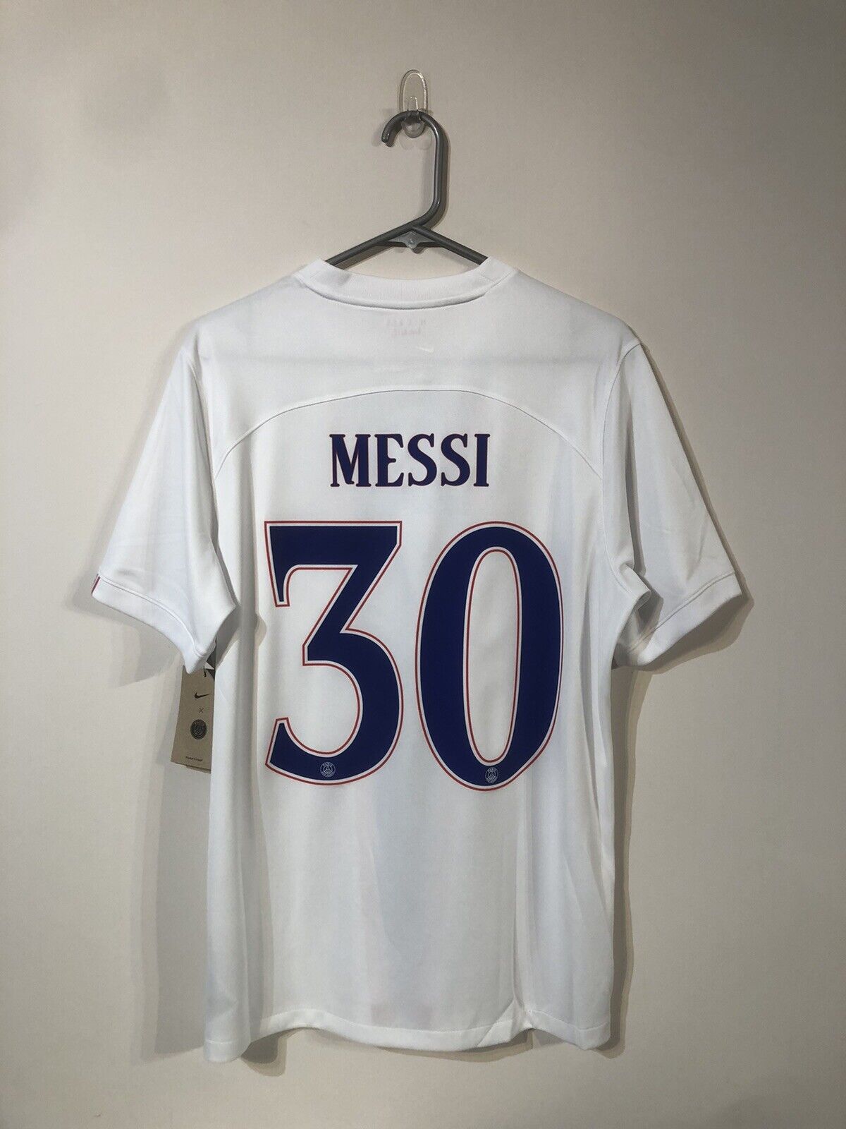 Messi #30 Paris St Germain 2022/23 Medium Euro Away Shirt Nike Excellent Conditi