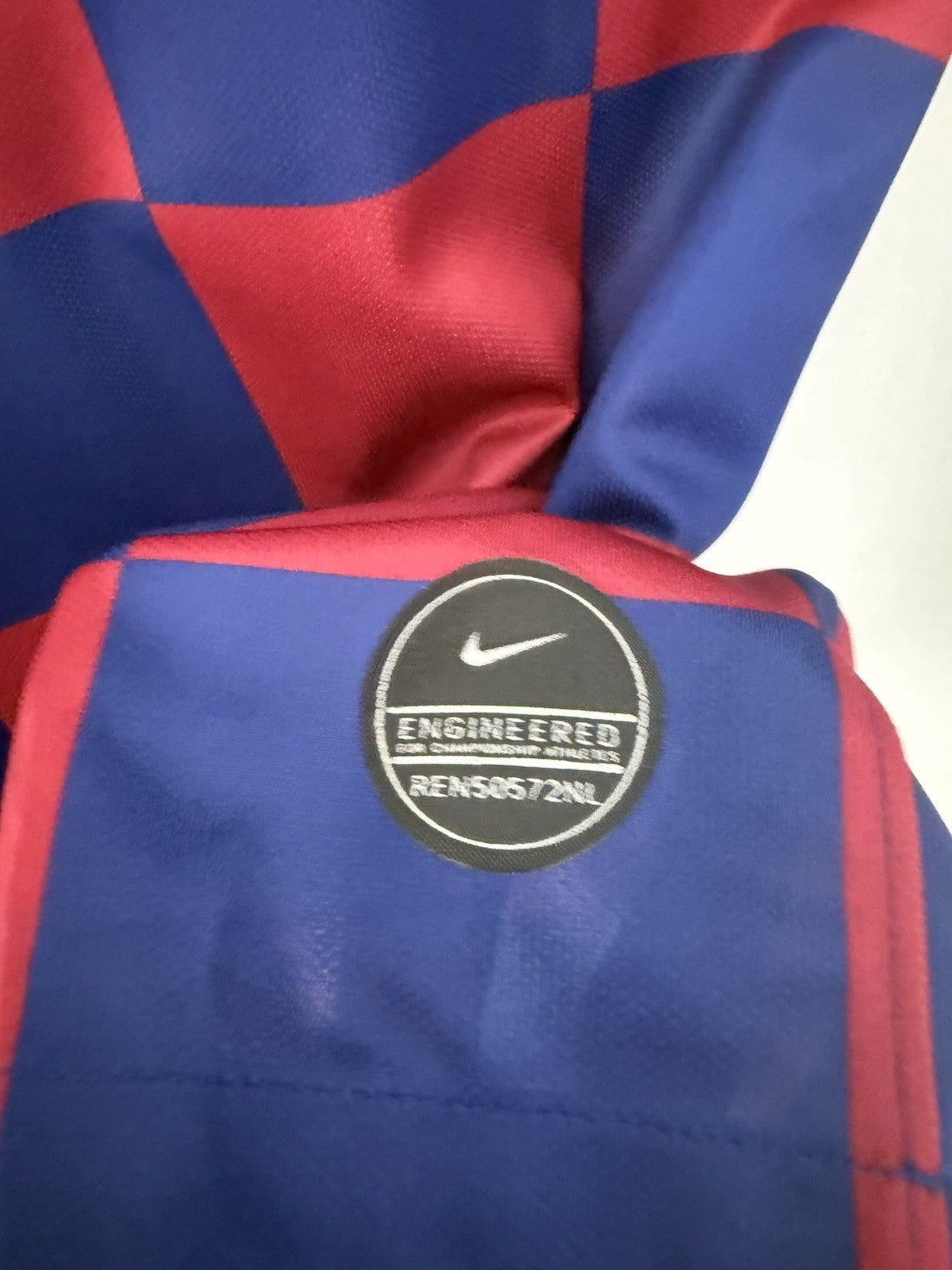 Barcelona Suarez #9 2019/20 Medium Home Shirt Excellent Condition AJ5532-456