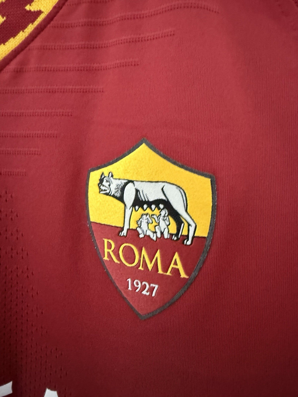 AS Roma Pellegrini #7  2019/20 Small Vapor Home Excellent Condition AJ5266-613