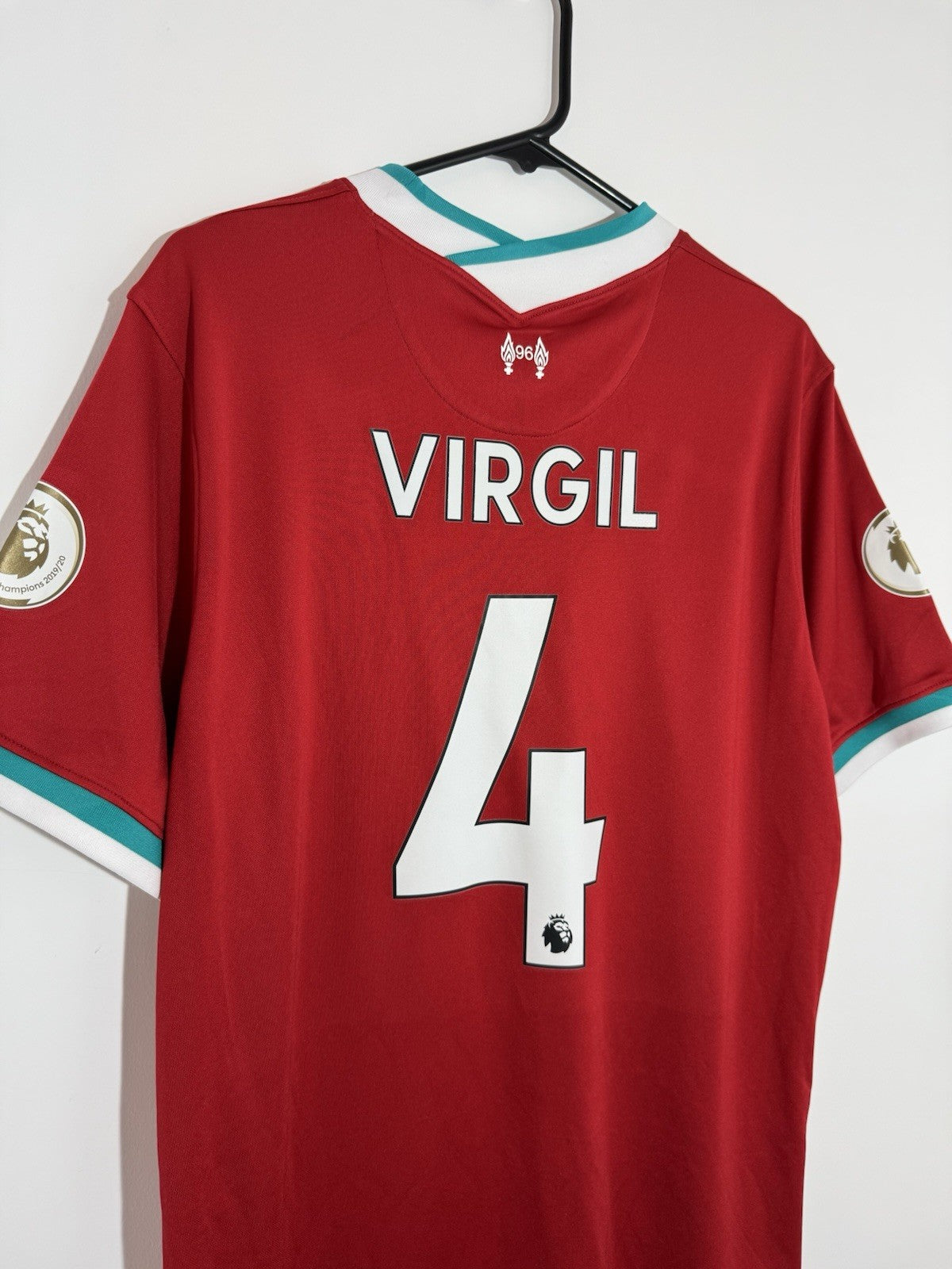 Liverpool Virgil #4 2020/21 XL WCC Home Shirt Excellent Condition CZ2636-687