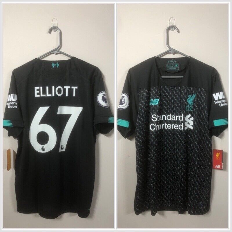 Elliott #67 Liverpool Large 2019/20 3rd Shirt Jersey New Balance BNWT