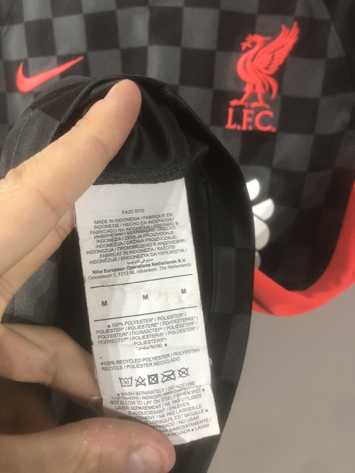 M Salah 11 Liverpool Medium 2020 21 3rd Shirt Excellent Condition CZ3197 060