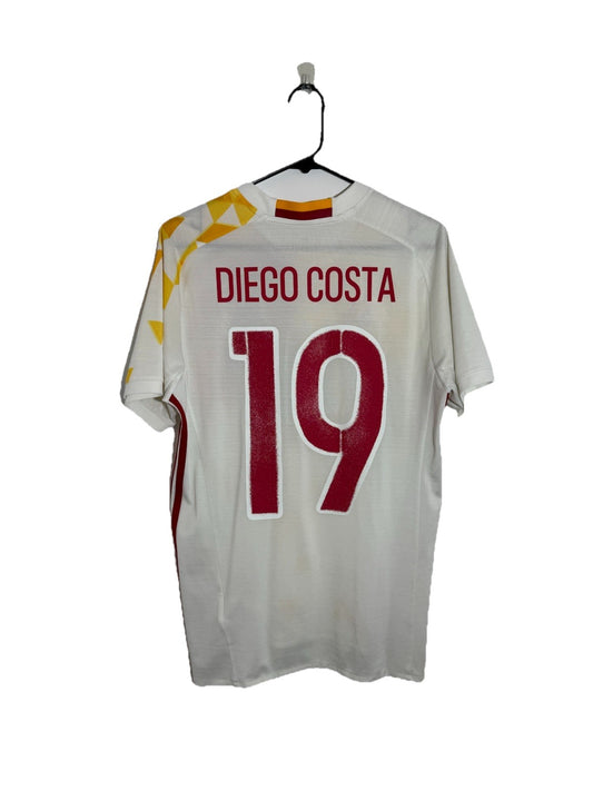 Spain Diego Costa #19 2016 Medium Away Shirt Adidas Excellent Condition AA0830