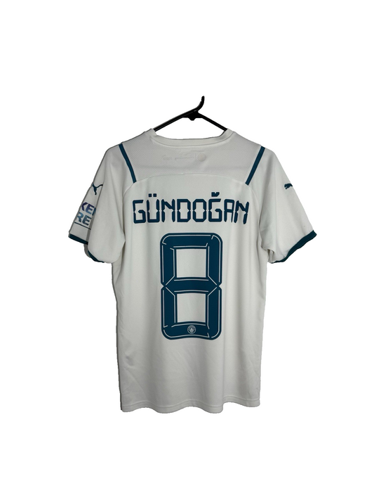 Manchester City Gundogan #8 2021/22 Medium Away Excellent Condition 759211-02