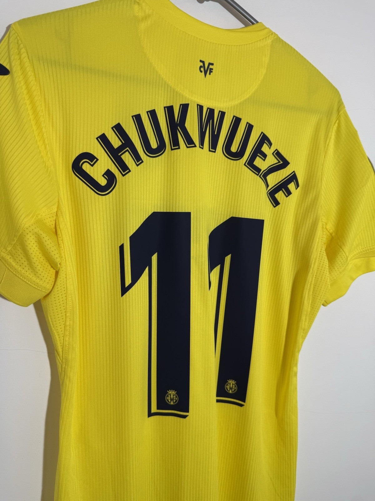 Villarreal Chuckwueze #11 2020/21 Medium Home Shirt Excellent Condition