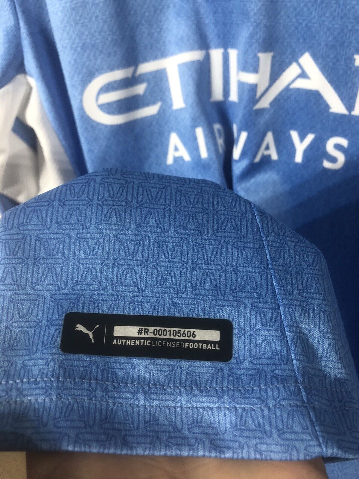 Grealish #10 Manchester City 2021/22 Large L/S Home Shirt CL Excellent Condition