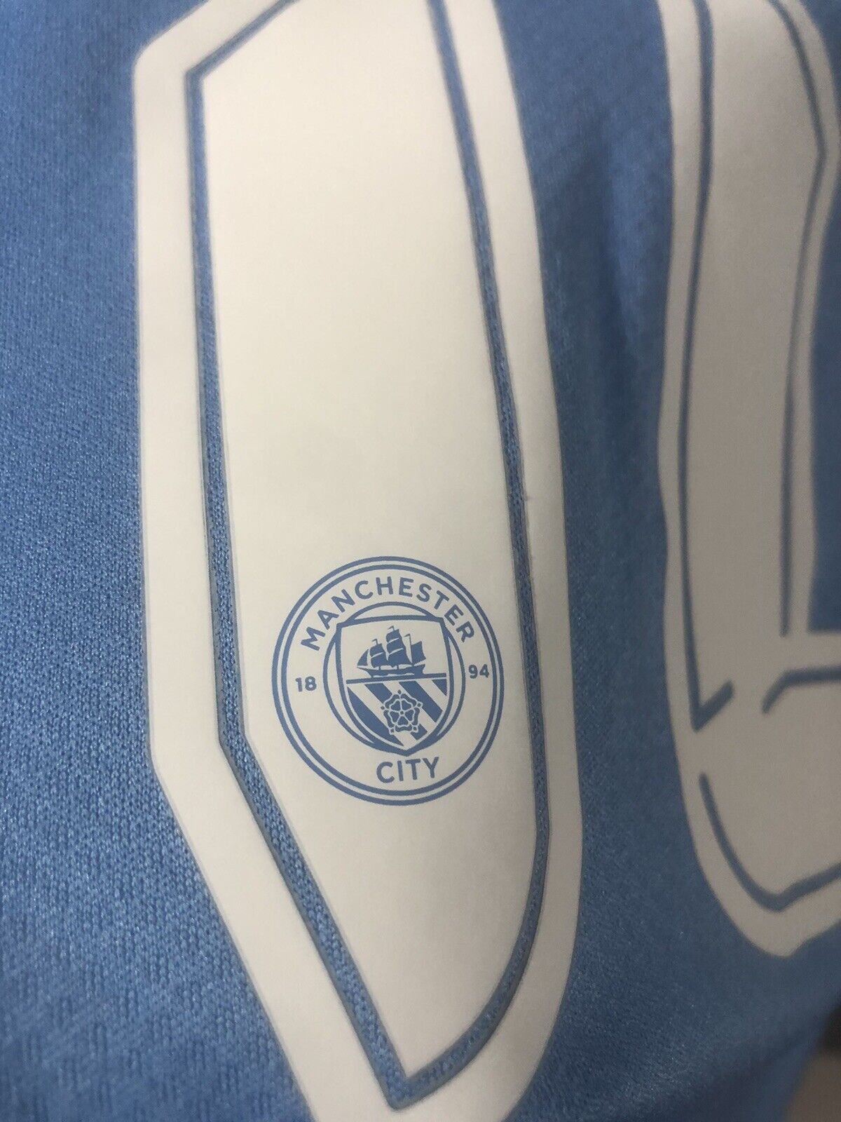 Grealish #10 Manchester City 2021/22 Large L/S Home Shirt CL Excellent Condition