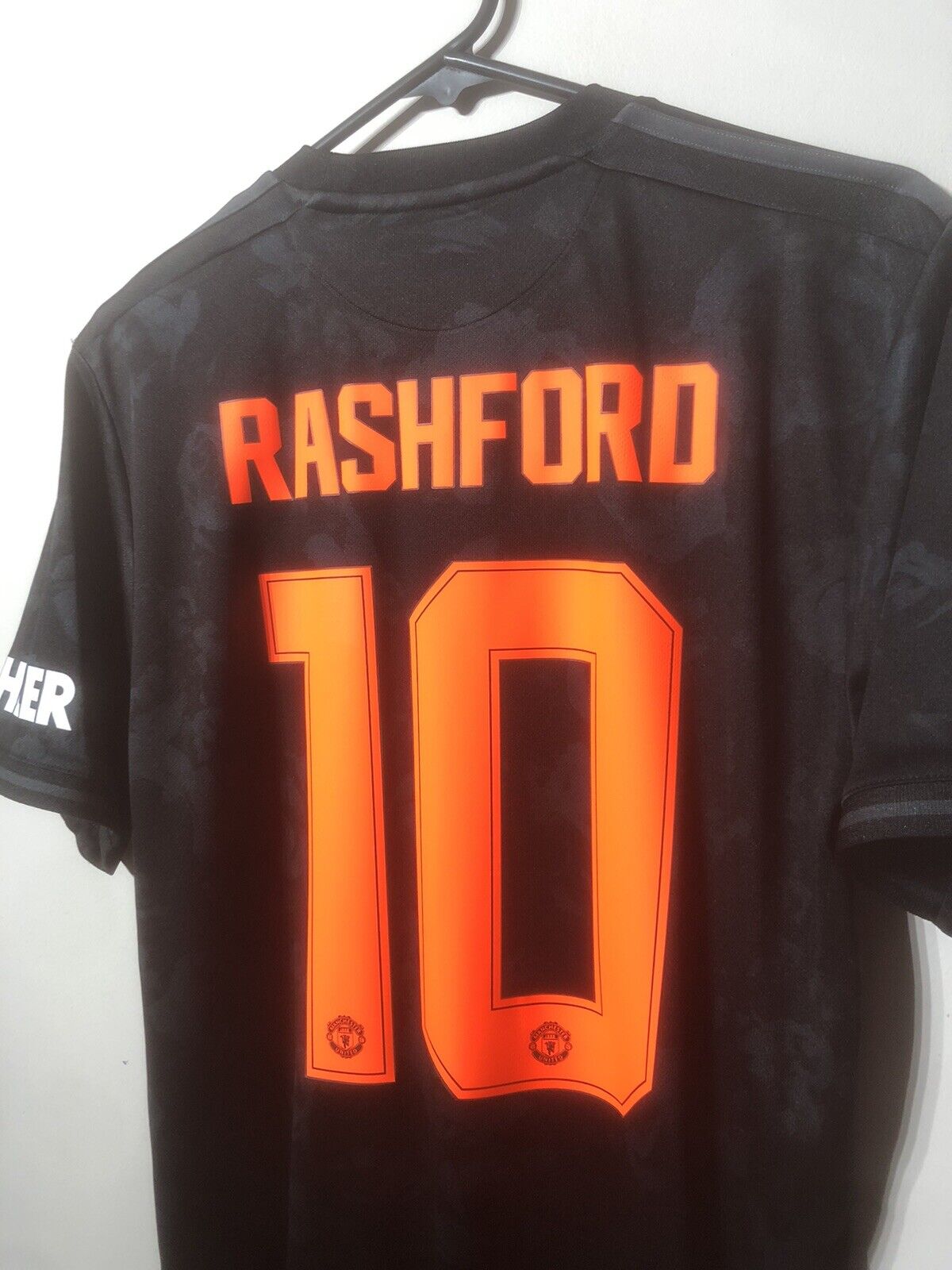 Rashford #10 Manchester United 2019/20 3rd Medium Shirt Adidas Excellent Conditi