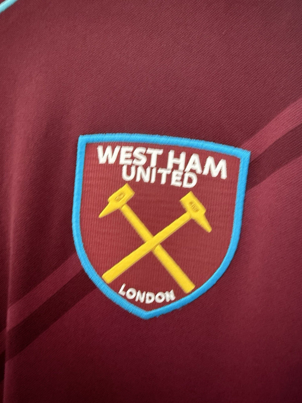 West Ham United Noble #16 2017/18 Medium Home Shirt Excellent Condition