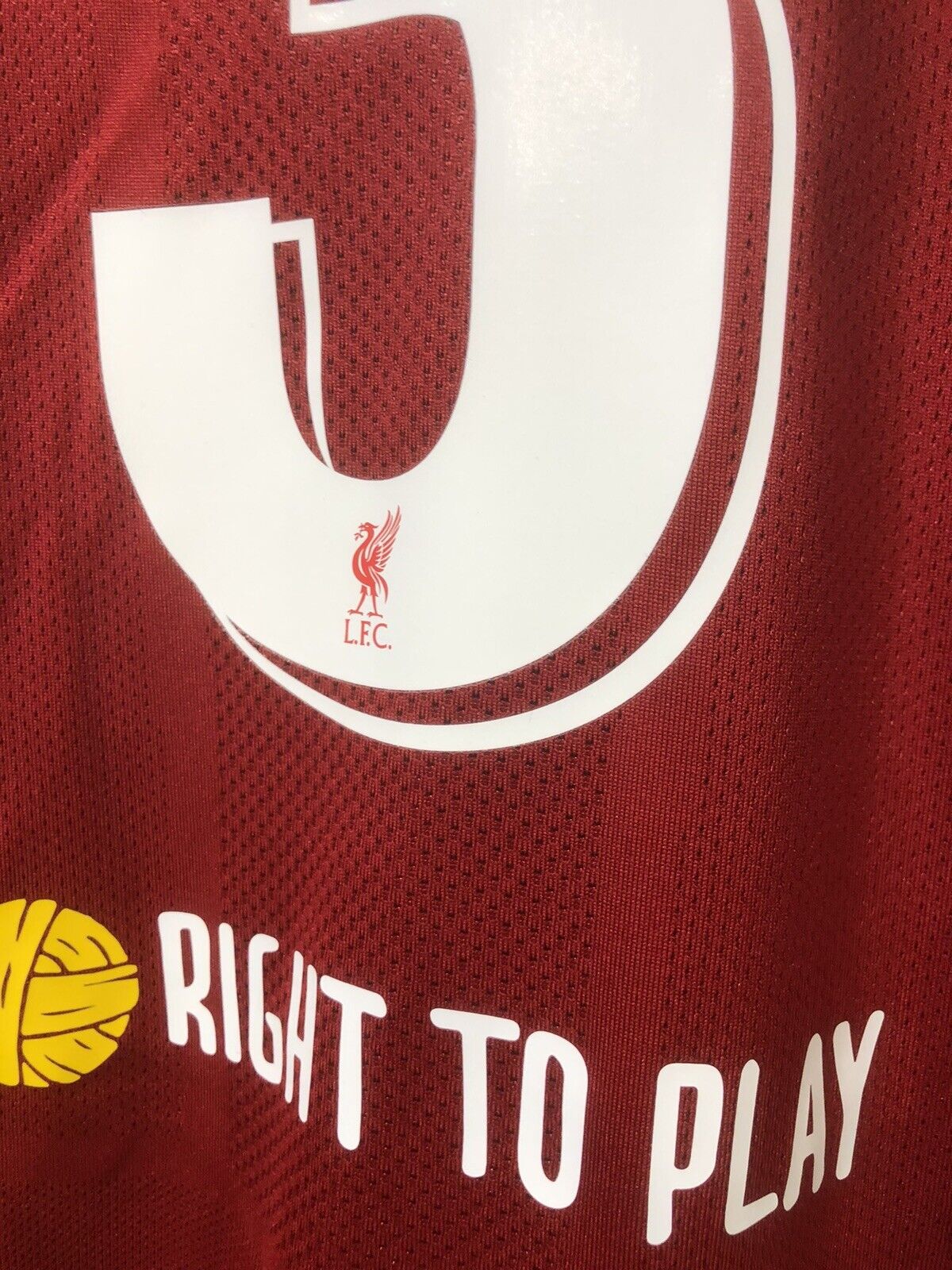 Fabinho #3 Liverpool Large CL 2019/20 Home Shirt Jersey New Balance BNWT