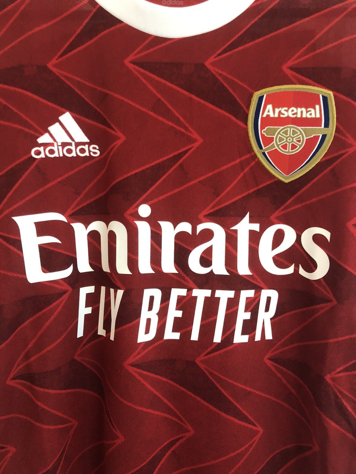 Arsenal Saka #7 2020/21 Small Long Sleeved Home Shirt BNWT FH7814