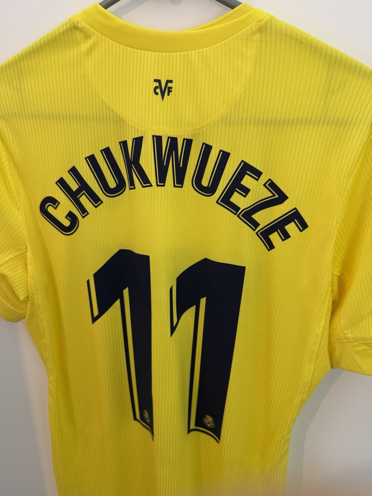 Villarreal Chuckwueze #11 2020/21 Medium Home Shirt Excellent Condition