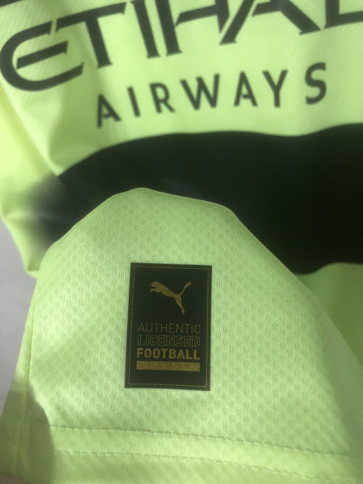 Haaland #9 Manchester City 2022/23 Treble XL 3rd Shirt Puma Excellent Condition