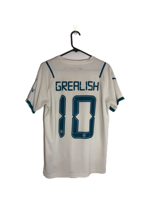 Manchester City Grealish #10 2021/22 Medium Away Excellent Condition 759211-02