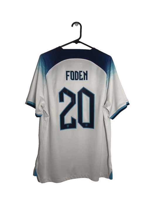 England Foden #20 2022 XL Home Shirt Excellent Condition DN0687-100