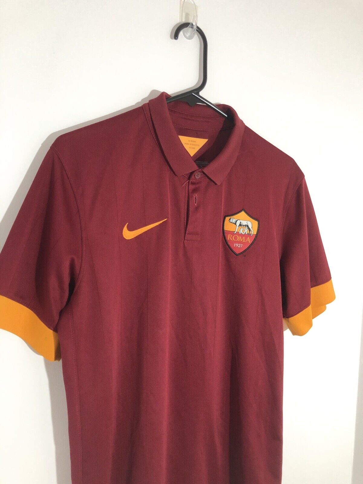 De Rossi 16 AS Roma 2014 15 Home Medium Shirt Very Good Condition 635811 678