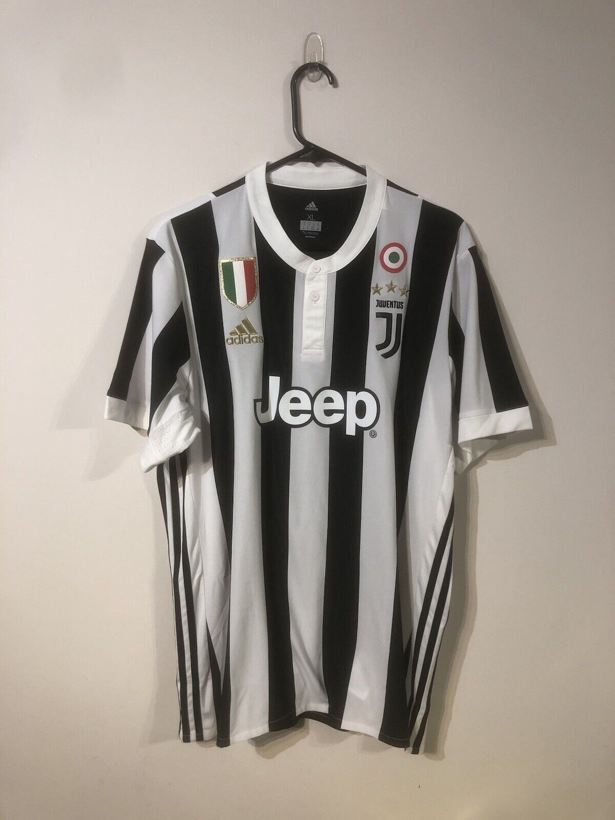 Higuian #9 Juventus 2017/18 Home X-Large Football Shirt Jersey Adidas BNWT