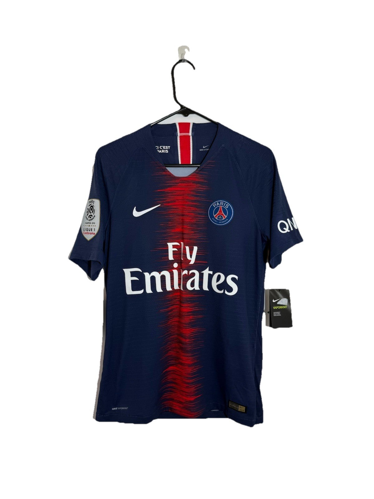 PSG Veratti #6 2018/19 Small Vapor Home Shirt Excellent Condition 894419-411