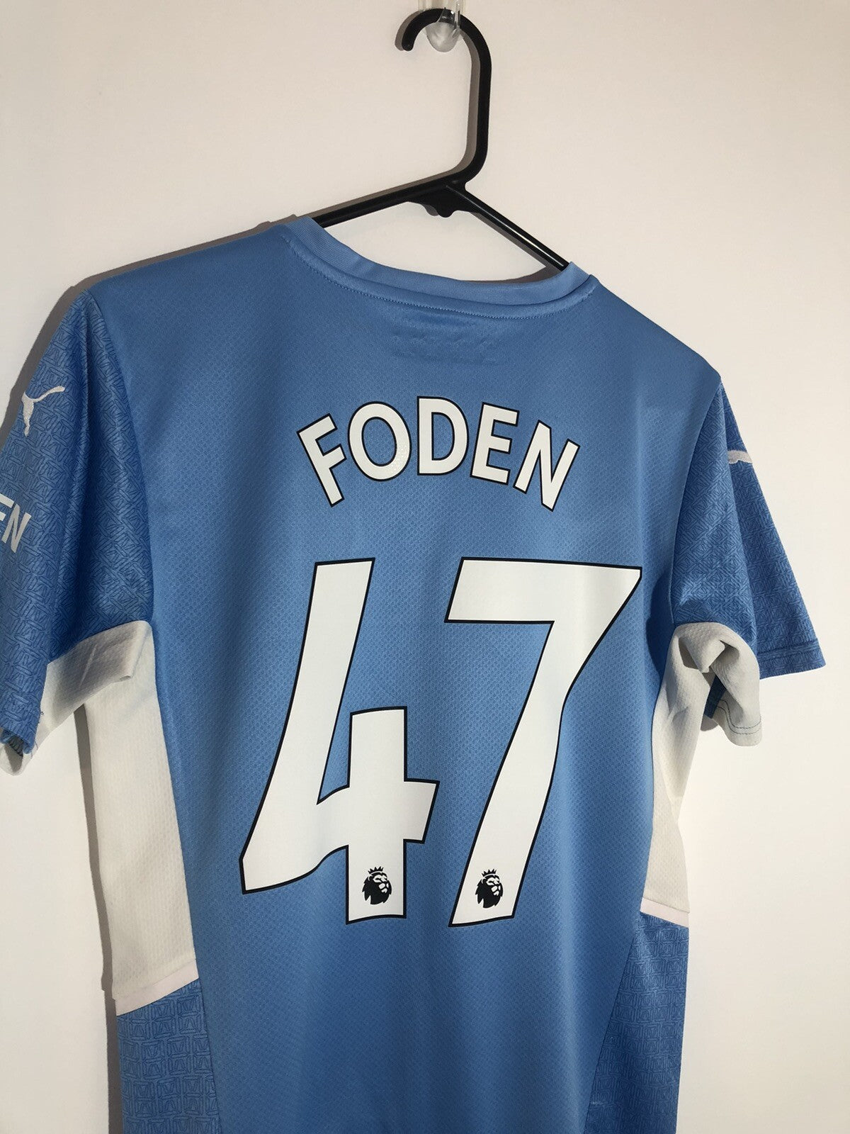 Manchester City Foden #47 2021/22 Small Home Shirt Excellent Condition 759202-01