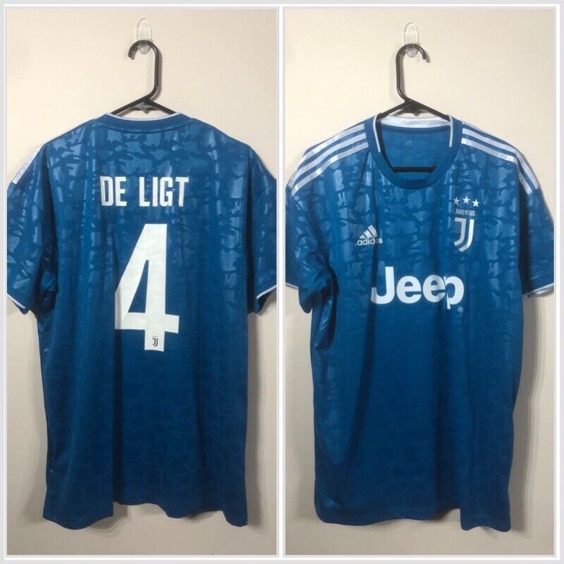 De Ligt #4 Juventus 2019/20 Large 3rd Football Shirt Jersey Adidas BNWT