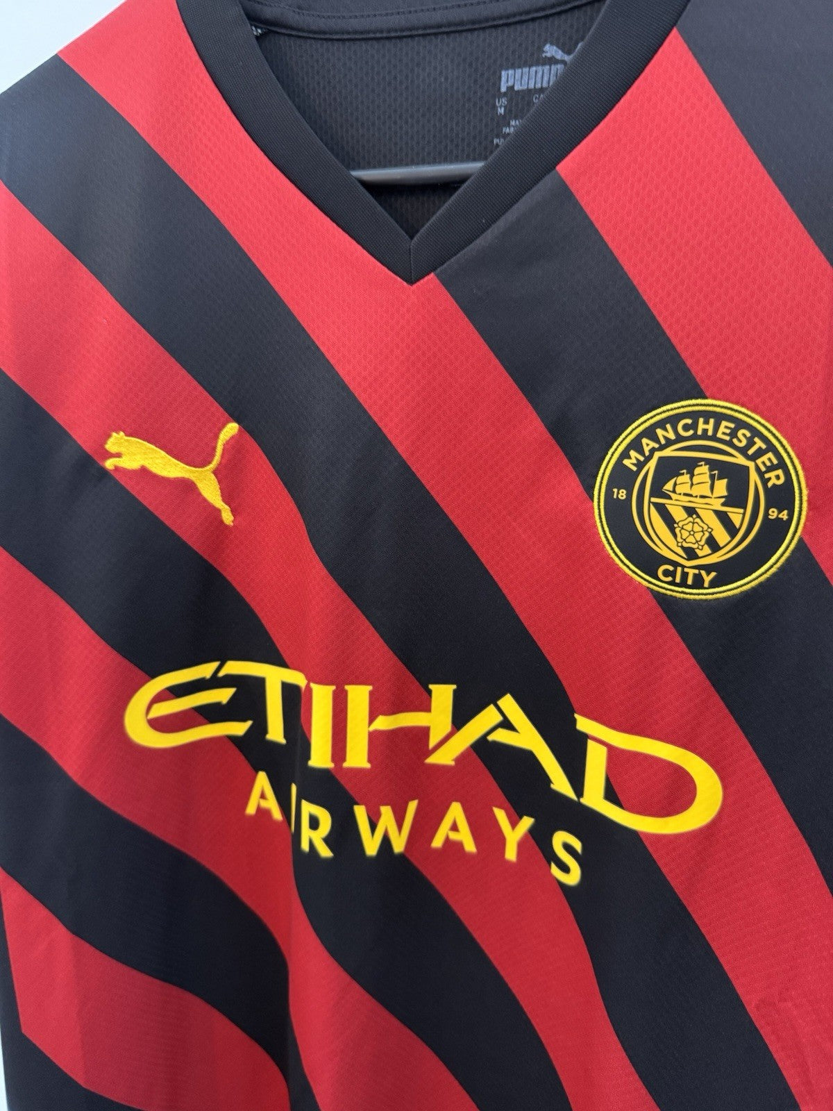 Manchester City Haaland #9 2022/23 Medium Away Excellent Condition 765722-02