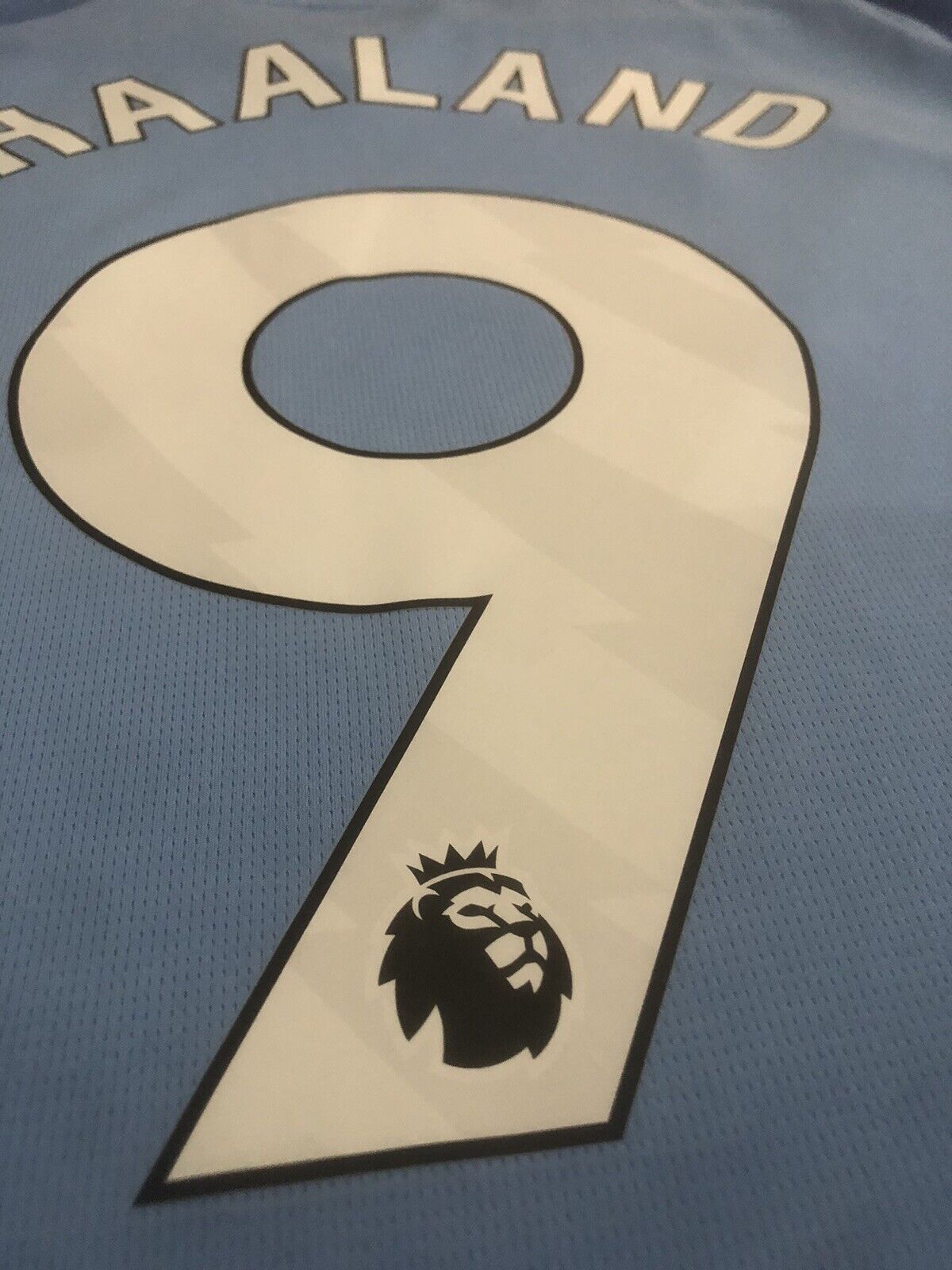 Haaland 9 Manchester City 2023 24 Large Home Shirt Excellent Condition 770438 01