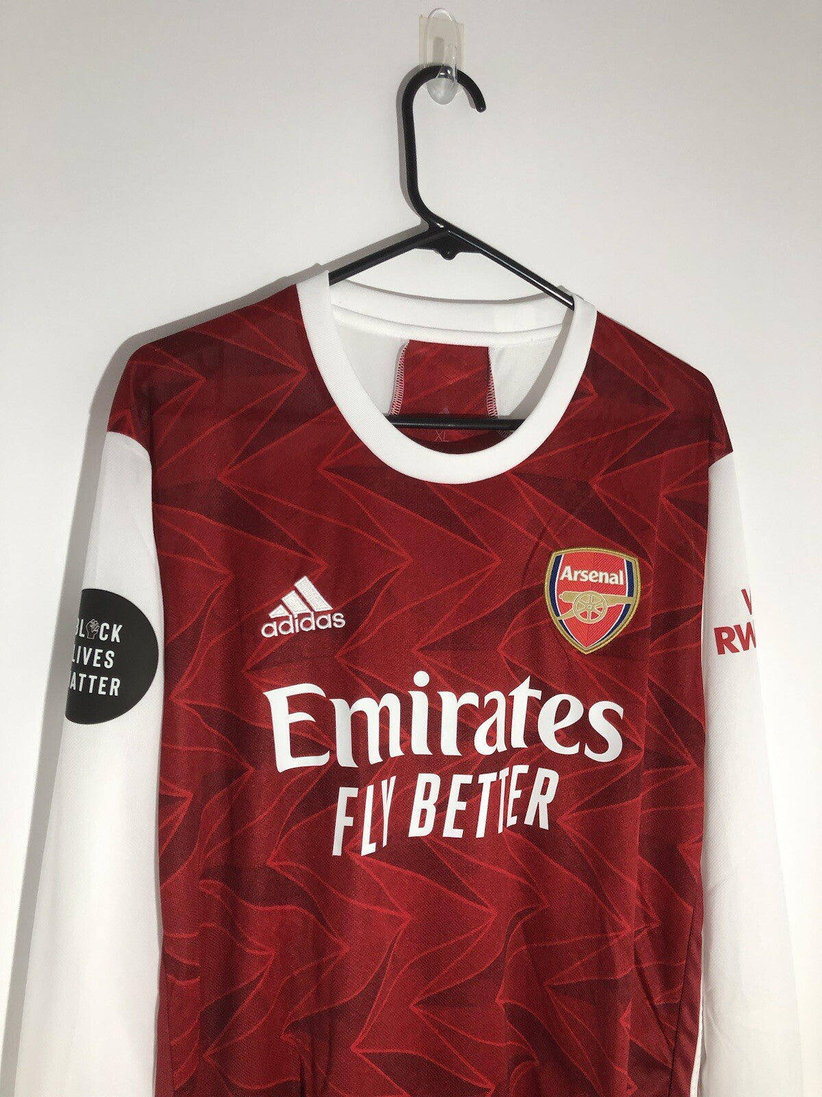 Arsenal Saka #7 2020/21 XL LS Home Football Shirt BNWT FH7814