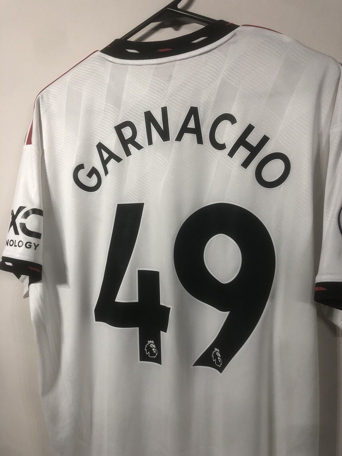 Garnacho #49 Manchester United Large 2022/23 Away Shirt Excellent Condition