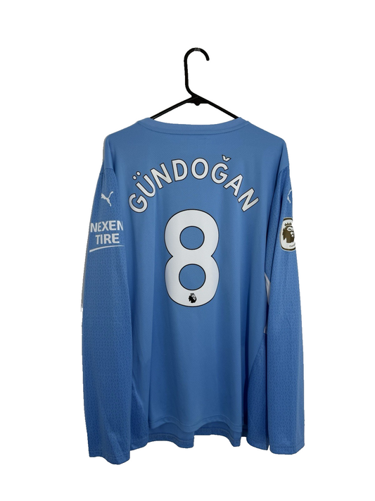 Manchester City Gundogan #8 2021/22 2XL LS Home Shirt Puma BNWT 759203-01