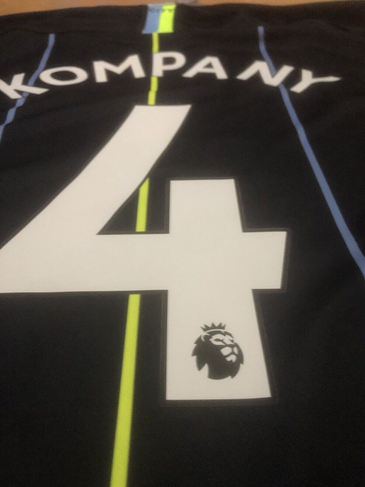 Kompany 4 Manchester City 2018 19 Xl Away Excellent Condition 919002 476