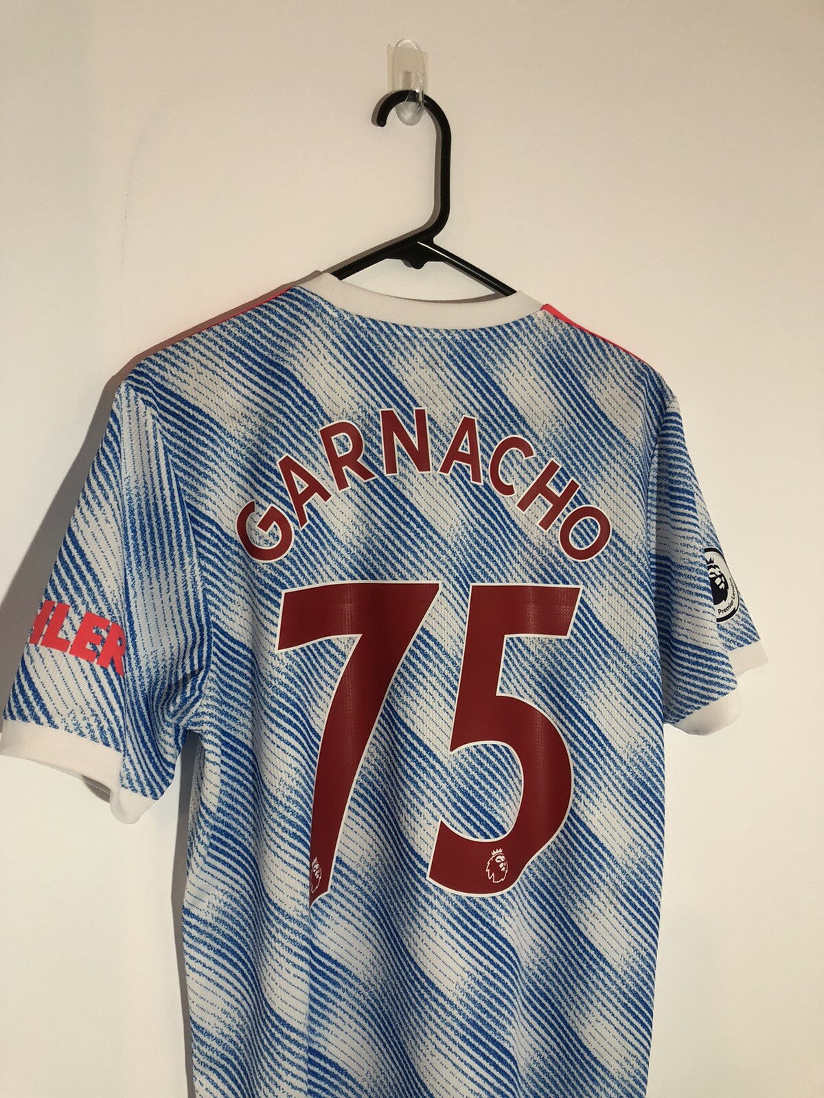 Manchester United Garnacho #75 2021/22 Medium Away Excellent Condition GM4622