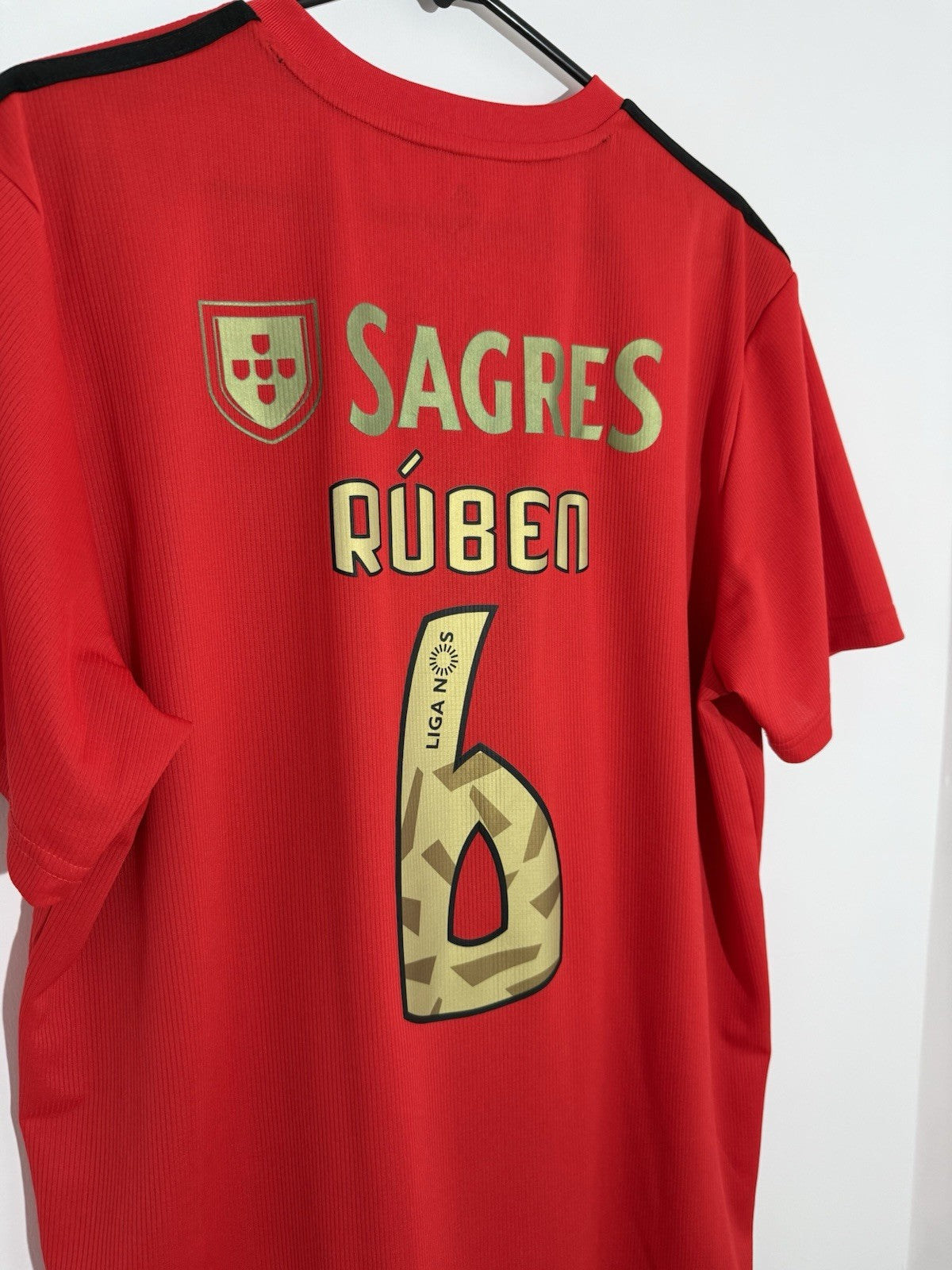 Benfica Ruben #6 2020/21 XL Home Shirt Excellent Condition GJ9537