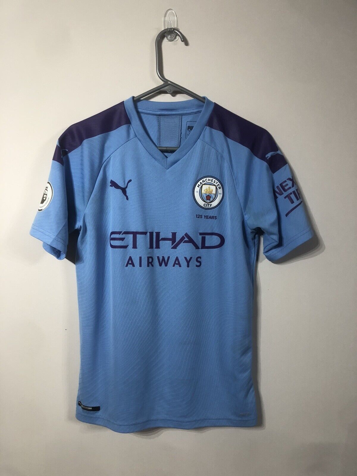 Foden #47 Manchester City 2019/20 Small Home Shirt Very Good Condition 755586-01
