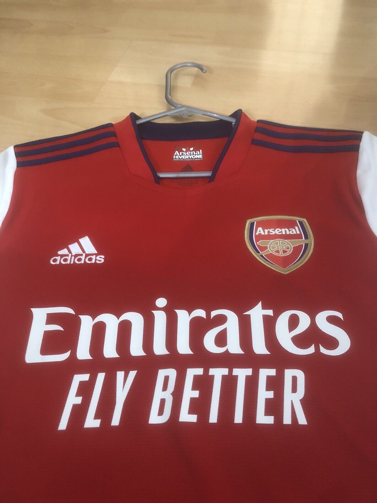 Martinelli #35 Arsenal Home 2021/22 Large Shirt Adidas Excellent Condition GM0217