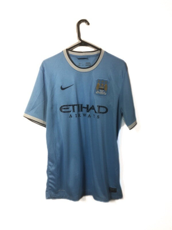 Manchester City Zabaleta #5 2013/14 Large Home Very Good Condition 574863-489