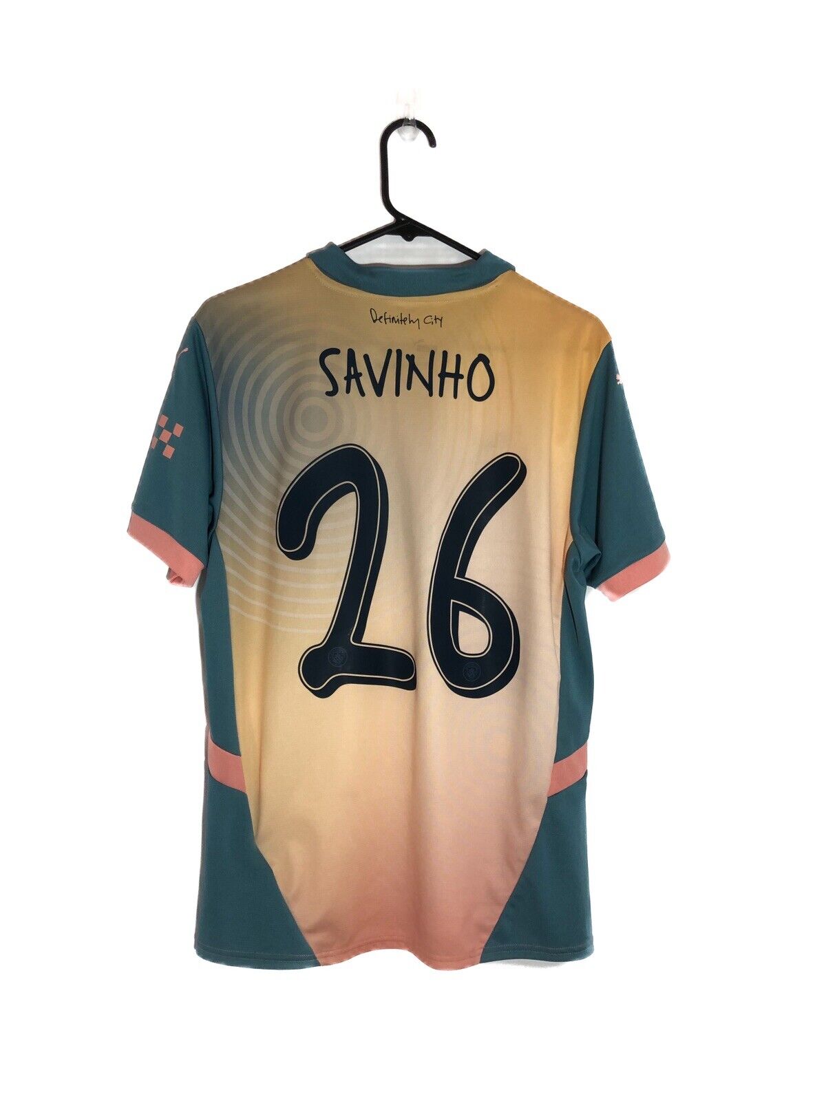 Savinho 26 Manchester City 2024 25 Medium Home Excellent Condition 775202 04