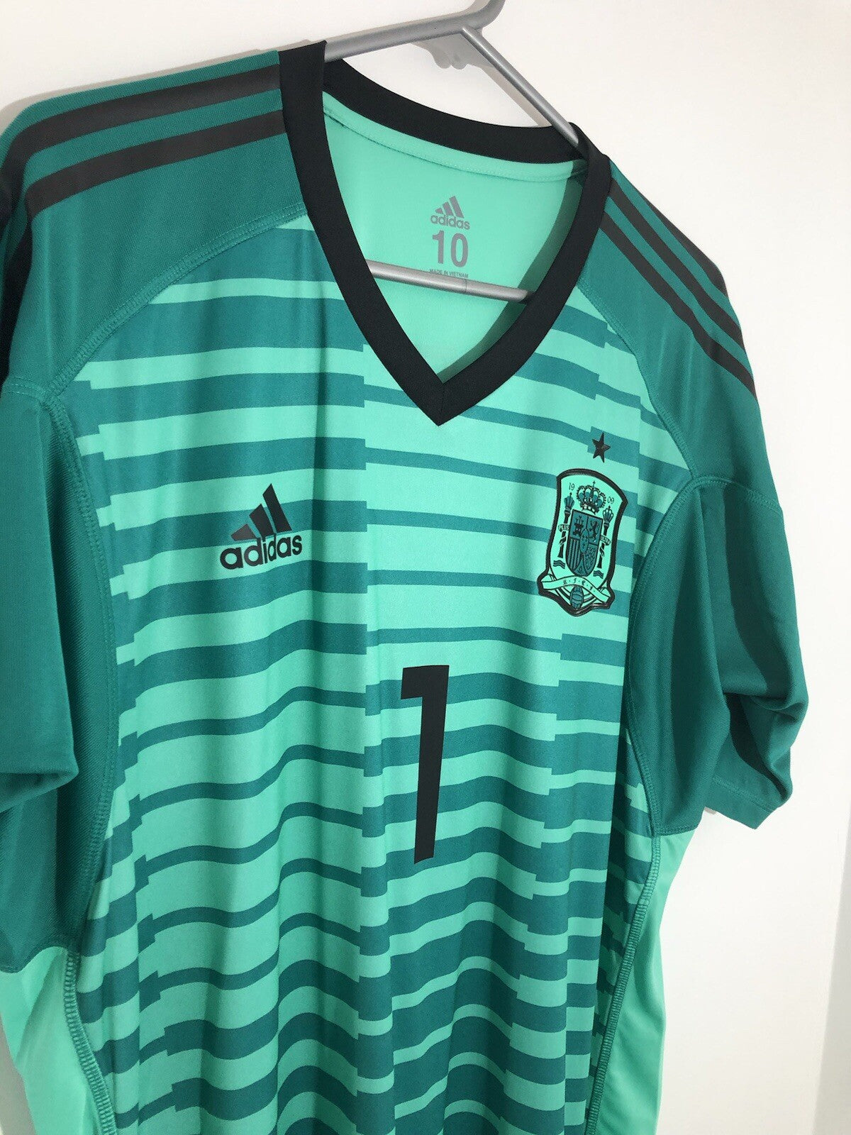 Spain De Gea #1 2018 XL Authentic (10) Home GK Shirt BNWT BR2700