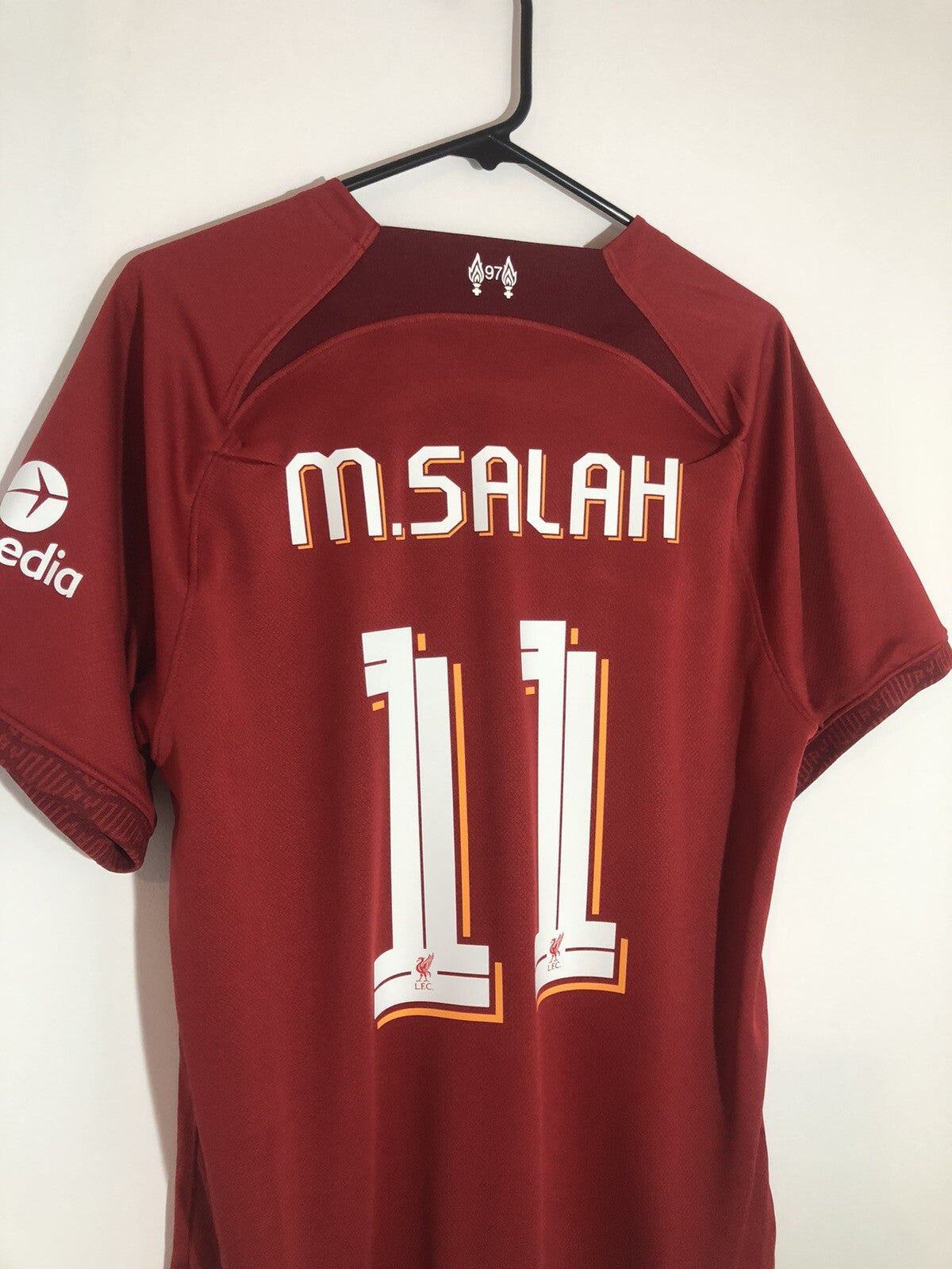 Liverpool M Salah #11 2022/23 Large Home Nike Excellent Condition DM1843-609