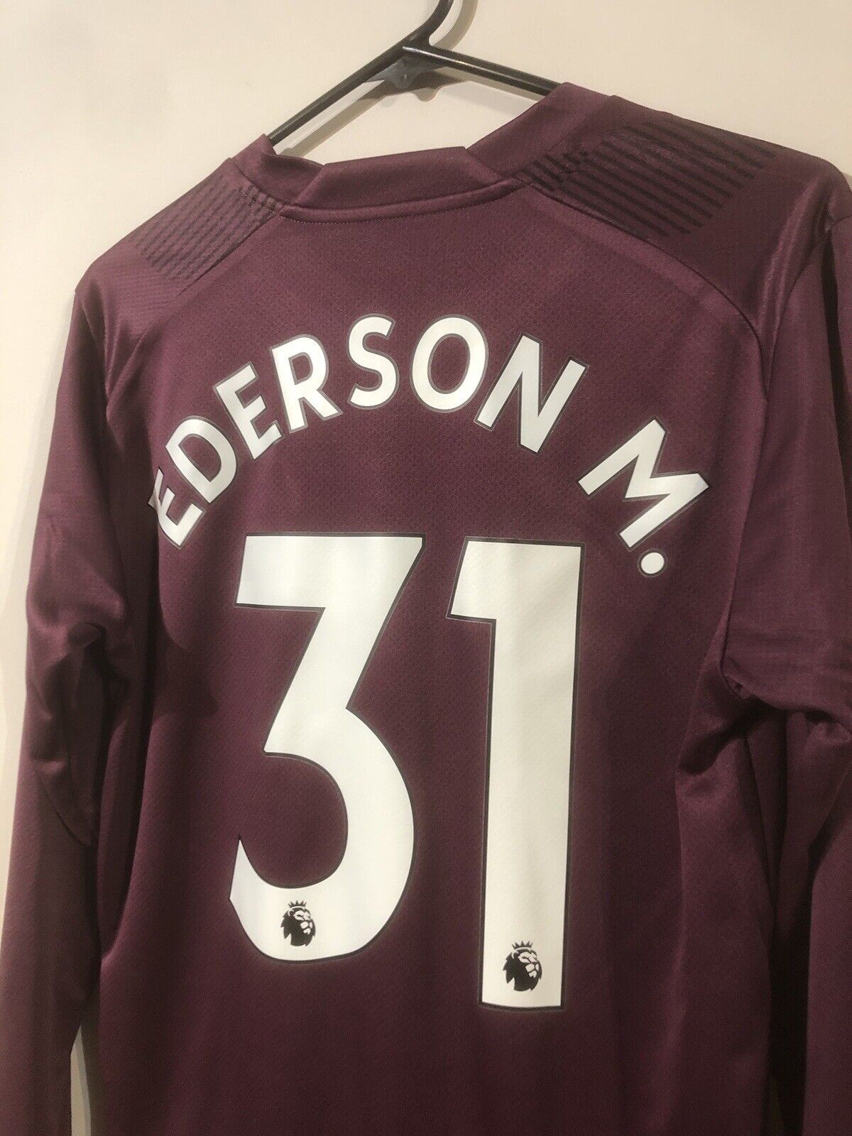 Ederson #31 Manchester City Treble 2022/23 Small Away Goalkeeper Shirt BNWT