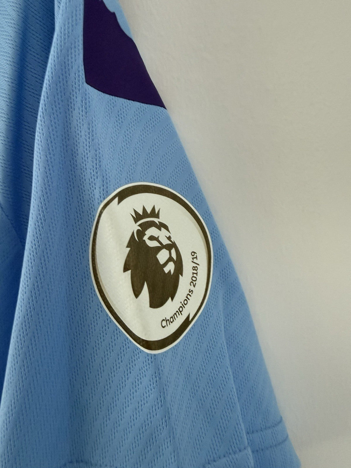 Manchester City Foden #47 2019/20 Medium (S) Home Excellent Condition 755586-01