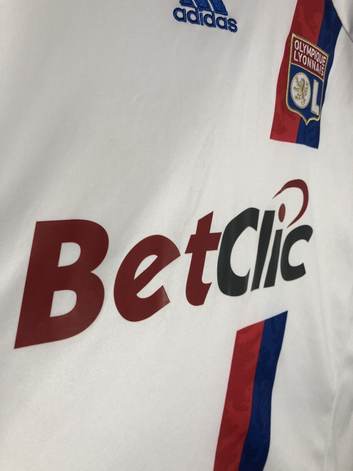 Olympique Lyonnais 2010 11 Xl Home Shirt Adidas Excellent Condition P00333