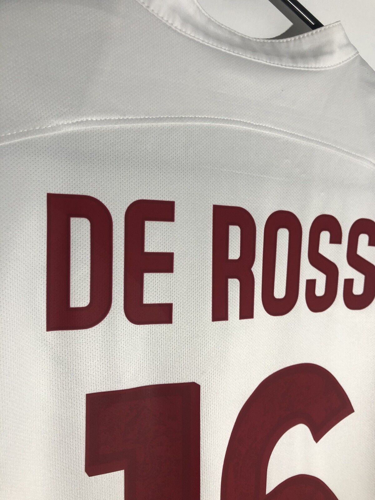 De Rossi 16 AS Roma 2015 16 Away Small Shirt Excellent Condition 658918 106