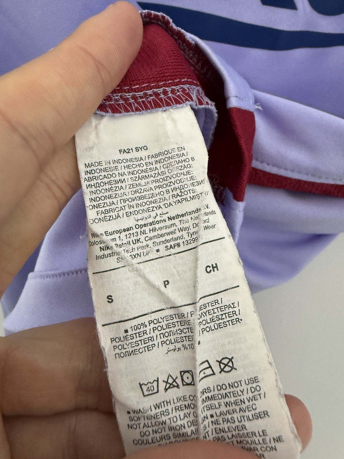 Barcelona Memphis #9 Small 2021/22 Away Nike Excellent Condition CV7890-581