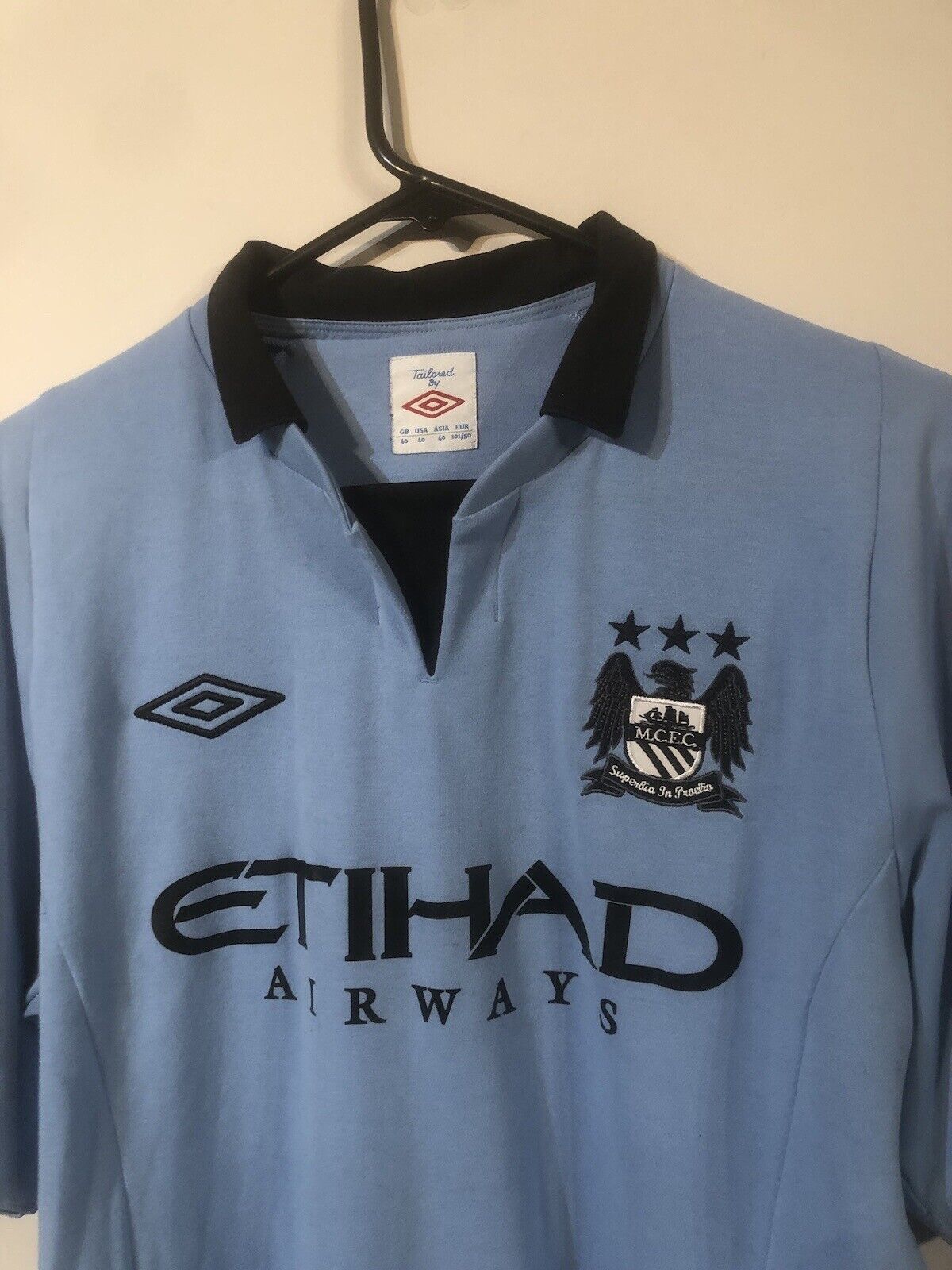 Zabaleta #5 Manchester City 2012/13 Small Euro Home Shirt Excellent Condition