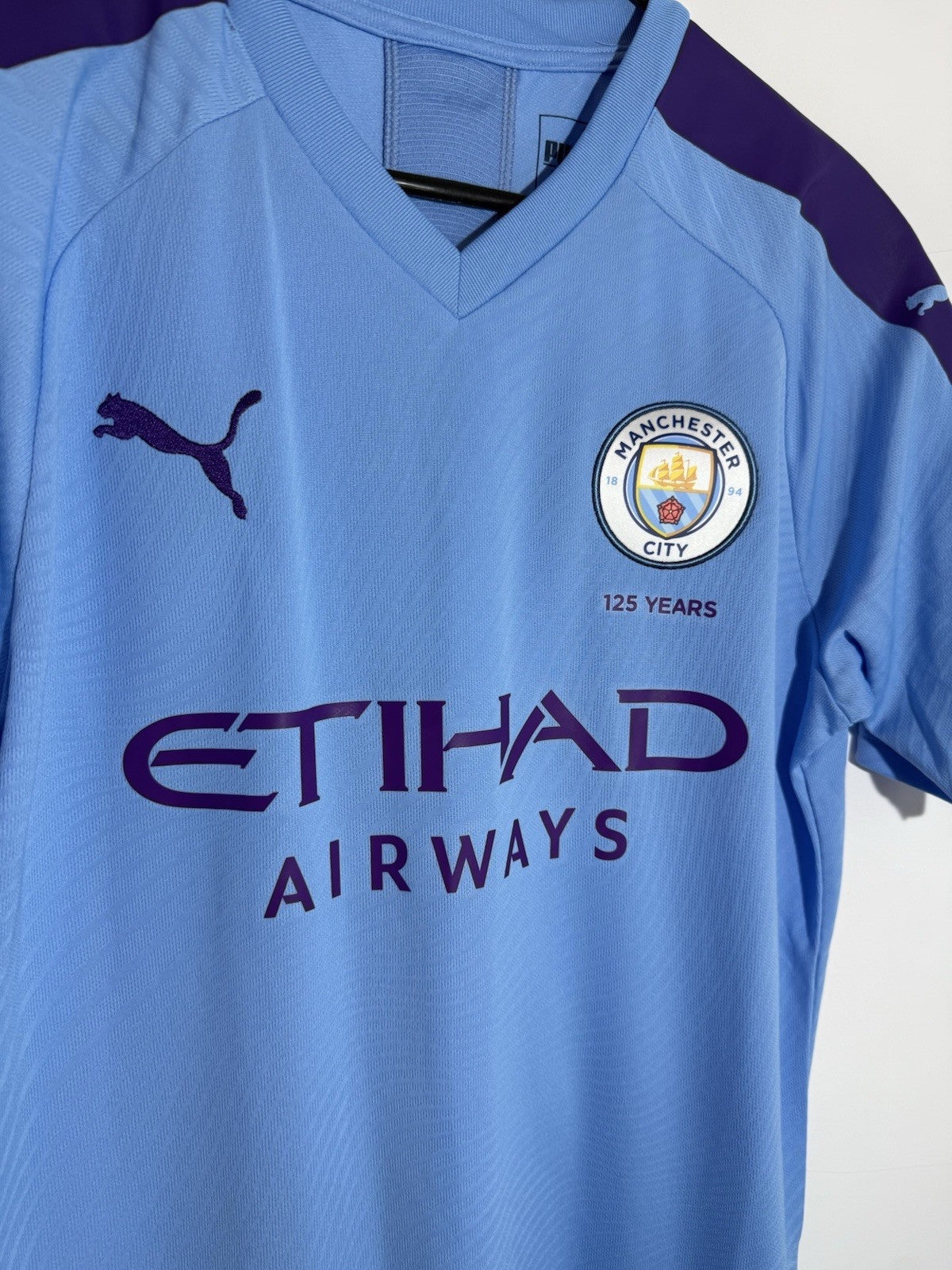 Manchester City Fernandinho #25 2019/20 Medium Home Excellent Conditio 755586-01