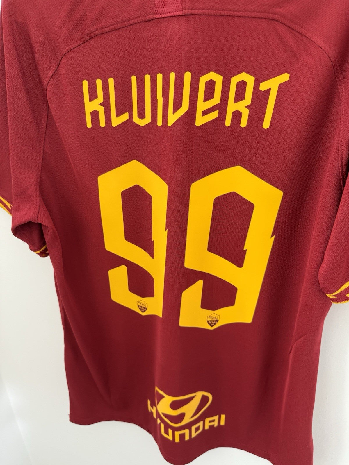 AS Roma Kluivert #99 2019/20 Large Away Shirt Excellent Condition AJ5559-613