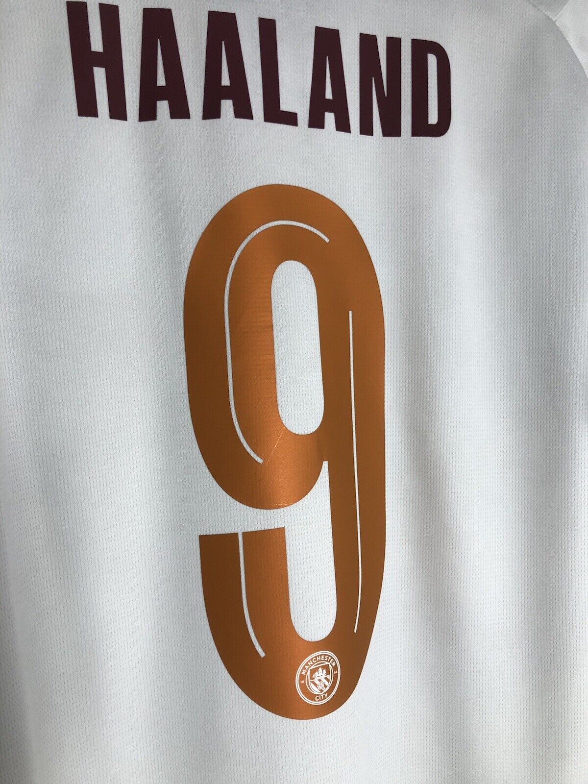 Haaland 9 Manchester City 2023 24 Small Away Shirt Excellent Condition 770449 02