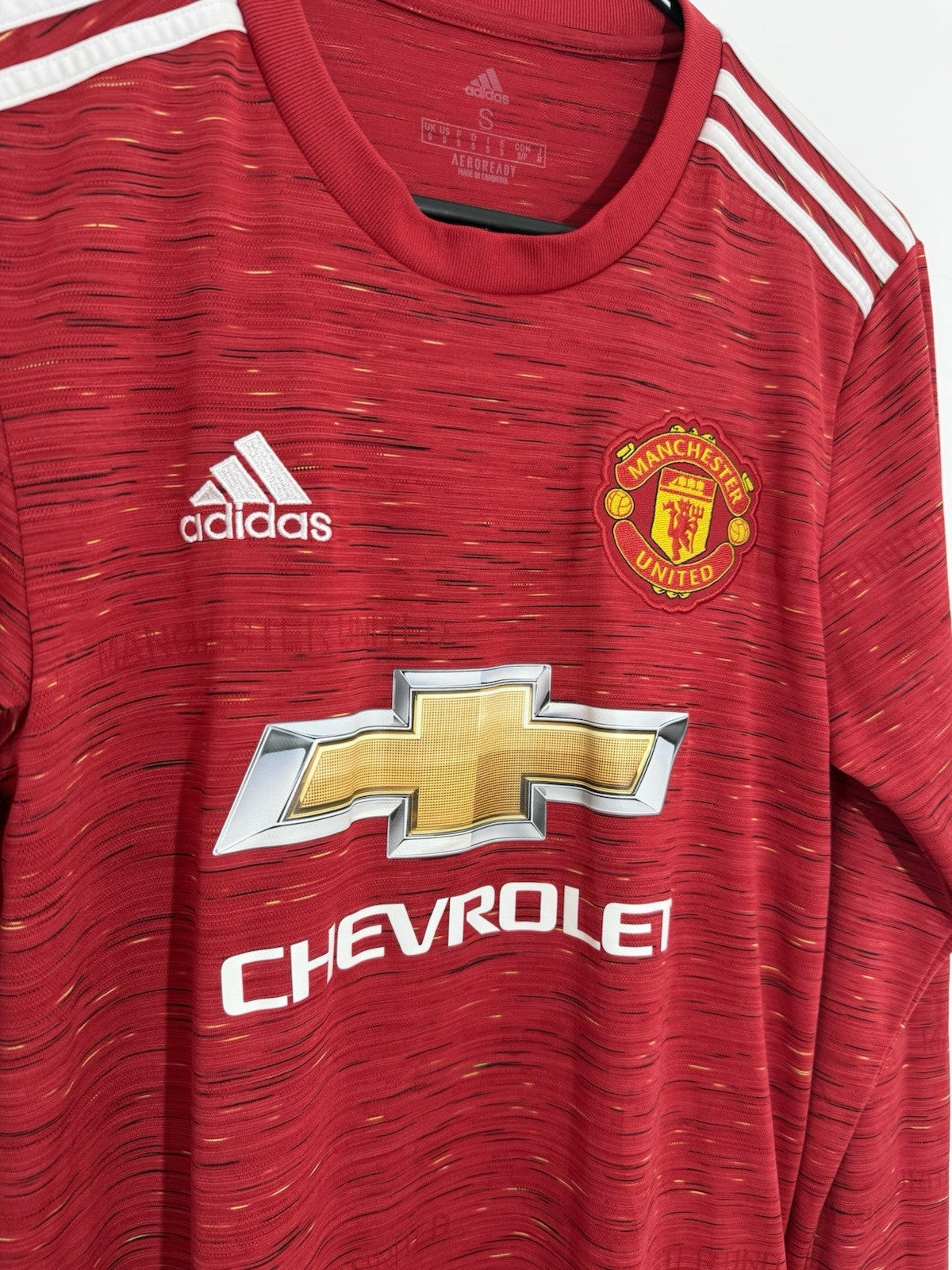 Manchester United Cavani #7 2020/21 Small Home Shirt Excellent Condition FM4290