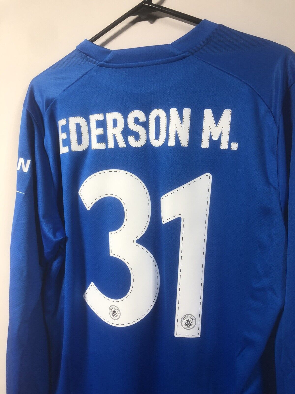 Ederson #31 Manchester City 2022/23 Large Away Euro Goalkeeper Shirt BNWT