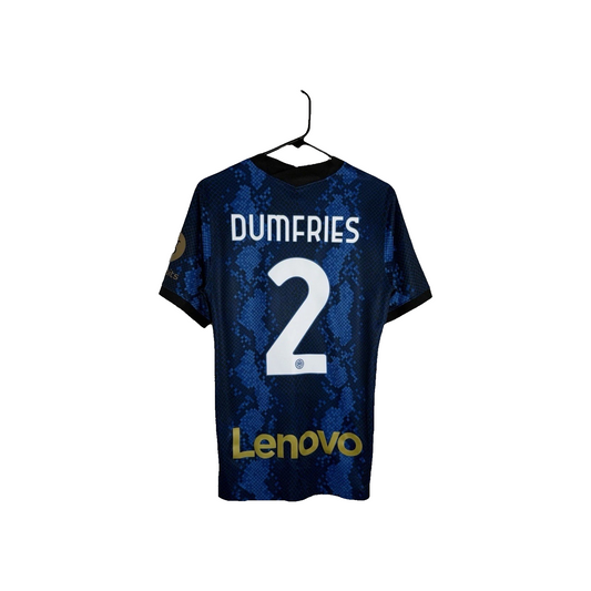 Inter Milan Dumfries #2 2021/22 Small Home Shirt Excellent Condition CV7900-414